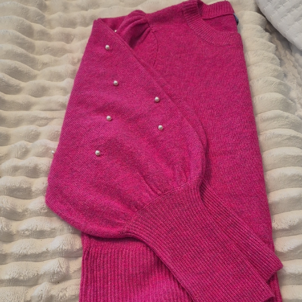 Sweater with Pearl Details